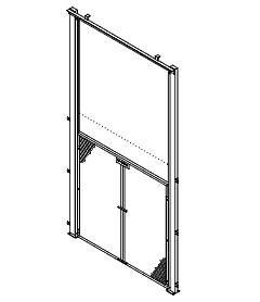 Single Panel Vertical Gate
