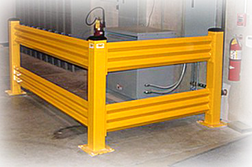 Stand Guard Guard Rail | Industrial Guard Rails | Forklift Guard Rails ...